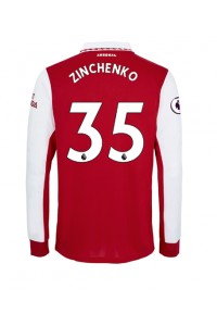 Arsenal Oleksandr Zinchenko #35 Voetbaltruitje Thuis tenue 2022-23 Lange Mouw